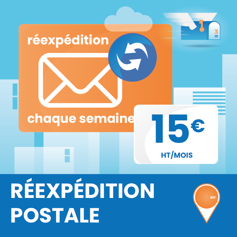 Réexpédition chaque semaine